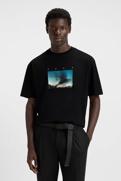 ΜΠΛΟΥΖΑ HUGO - 001 ΜΑΥΡΟ